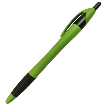 FLGS - Color Barrel European Design Ballpoint Pen with Rubber Grip