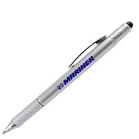 4-in-1 Pen with Stylus & Screwdriver with Metal Pocket Clip