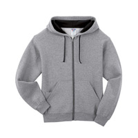 NuBlend® Contrast Full-Zip Hooded Sweatshirt NEW