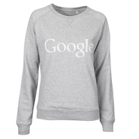 Womens Grey Organic Raglan Sweatshirt
