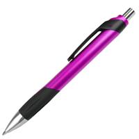 Matte-Colored-Ballpoint-Pen-with-Rubber-Grip