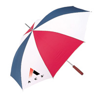 All-Weather™ 48"  Red/White/Blue Auto Open Umbrella