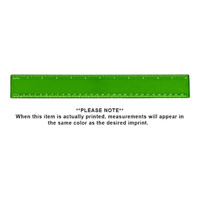 12" Recycled Promotional Ruler